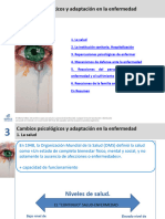 Tema 3. Cambios Psicológicos y Adaptación en La Enfermedad