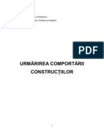 Urmărirea Comportării Construcţiilor