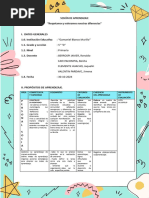 Sesión de Aprendizaje Personal Social