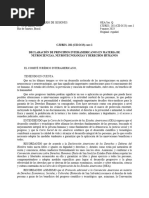 Declaración OEA NEURODERECHOS