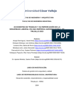 Accidentes de Trabajo y Su Repercusión en La Seguridad Laboral en Una Empresa Agroindustrial de Trujillo 2023