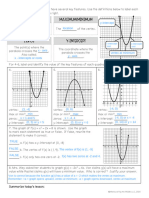 Quadratic Functions Worksheet-AnswerKey