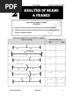 U-II Analysis of Beams & Frames