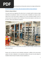 Dos, Don'ts and Precautions in Wiring Cables and Conductors Inside Low-Voltage Switchboard