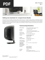 Bowers & Wilkins MT60D Info Sheet