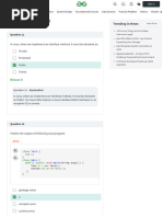 Quiz About Java Class and Object II