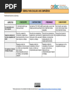 Cedec Rubrica Evaluar A Mis Compañeros Trabajo Por Proyectos