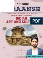 Indian Art and Culture-SARAANSH-UPSC Prelims 2024