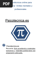 Psicotecnica - Es Psicotecnico Gratuito Preguntas