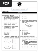 Current Electricity - Practice Sheet