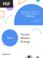 The Content of Science in Intermediate Grades Physics 2