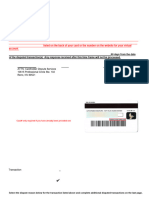 Cardholder Dispute Form 2022 - VISA