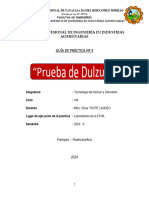 GUÍA - DE - PRÁCTICA - # (3) - Prueba de Dulzura