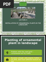 Lect 4 - Installation of Ornamental Plants-Planting Method Staking