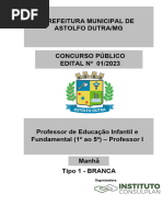 Instituto Consulplan 2023 Prefeitura de Astolfo Dutra MG Professor de Educacao Infantil e Fundamental 1 Ao 5 Professor I Prova