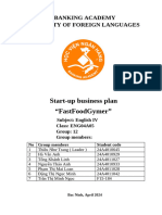 Start-Up Business Plan "Fastfoodgymer"