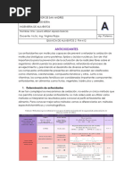 Antioxidantes y Metodos de Cuantificacion