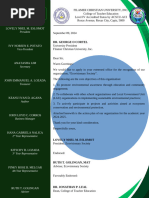 Application Letter - Ecovisionary Society