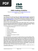 ISO27k ISMS Auditing Guideline Release 1