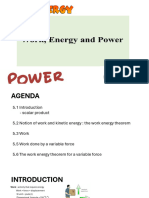 Work, Energy and Power