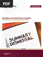 An Overview of Summary Dismissal