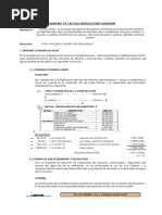 Calc Cisterna, Bombeo y Tanque