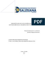 Implementacion de Una Plataforma Basada en Iot y Software Libre para El Desarrollo de Un Sistema Domotico