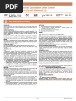 Lyphochek Quantitative Urine Control Normal (1) and Abnormal