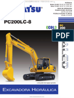 Catalogo Excavadoras Hidraulicas Pc200 8 Lc8 Komatsu