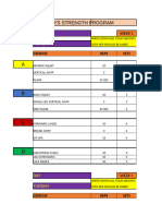 Catcher S Stregth Program Weekly