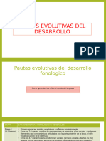 Pautas Evolutivas Del Desarrollo