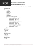 Java Lab Manual 2021-22