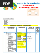 2° Sesión Día 2 Mat Agregamos Cantidades Hasta El 50