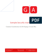 Sample Security Manual 2020