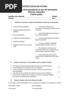 Examenes de Noviembre