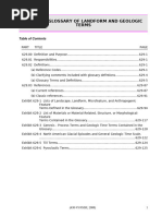 Part 629 - Glossary of Landform and Geologic Terms: (430-VI-NSSH, 2008) 1