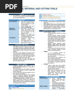 Cutting Tools and Cutting Materials