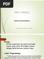 Materi Pertemuan 2 Linear Programming