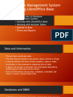 Database Management System Using LibreOffice Base