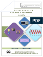 Circuits Networks Msbte Manual