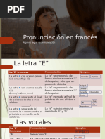 Pronunciación en Francés