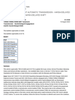 10R60/10R80/10R80 MHT Automatic Transmission - Harsh/Delayed Engagement And/Or Harsh/Delayed Shift