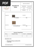 VS-02-007 Procedure For Visitors