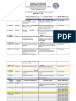 NLC Weekly Learning Plan