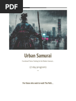 Sample of Urban Samurai