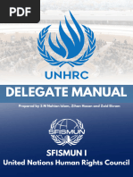 UNHRC Delegate Manual