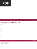 6 Functions in C