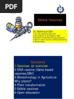 Edible Vaccines