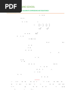 3.1 Quadratic Expression and Equation II