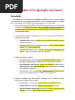 Fundamentos Da Computação em Nuvem